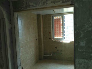 地砖铺贴及地面找平施作