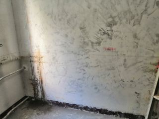 水、电管开槽施作
