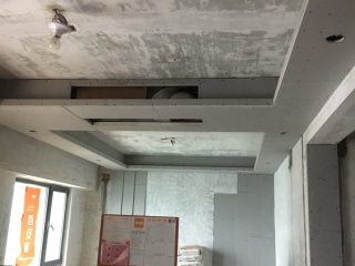 石膏板吊顶施作