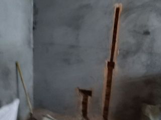 水、电管开槽施作