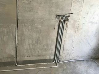 强、弱电布管，穿线施作