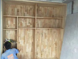 现场木制品造型施作