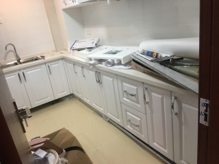 集成吊顶及橱柜柜体安装