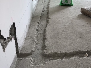 水电线管开槽施工