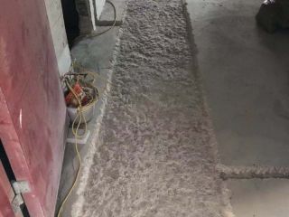 水、电管开槽施作