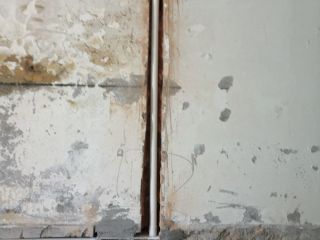 水、电管开槽施工