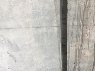 水、电管开槽施作