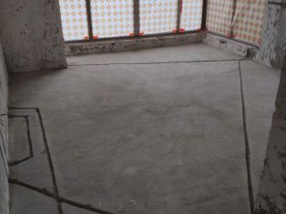 水、电管开槽施作