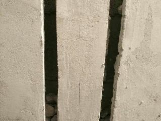 水、电管开槽施作