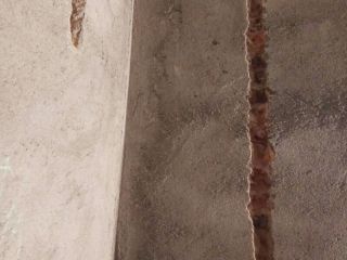 水、电管开槽施作