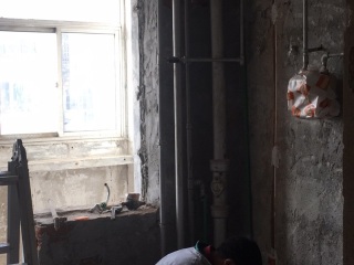 水电线管开槽施工