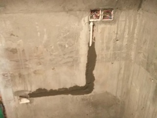 水电线管开槽施工