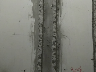 水、电管开槽施工