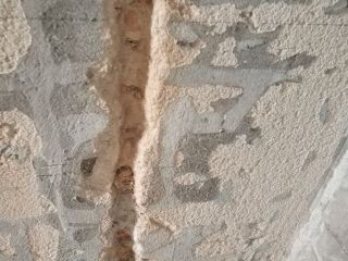 水、电管开槽施作