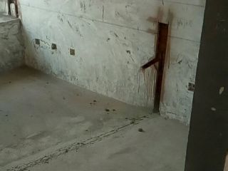 水、电管开槽施作