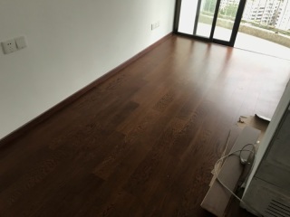 实木复合地板铺设