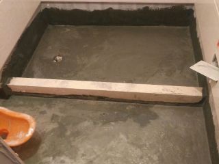 地砖铺贴及地面找平施作