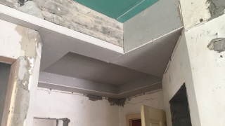 石膏板吊顶施作