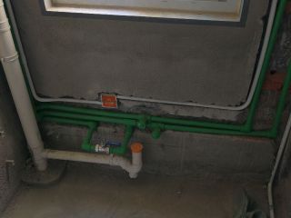 强、弱电布管，穿线施作