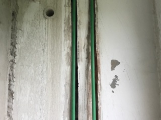 水电线管开槽施工