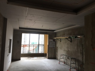 地砖铺贴及地面找平施作