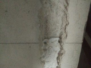 水、电管开槽施作