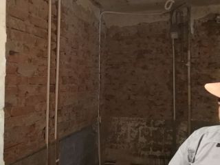 水、电管开槽施作