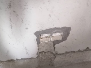 水电线管开槽施工