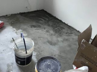 地砖铺贴及地面找平施作