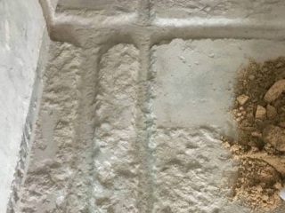 水、电管开槽施作
