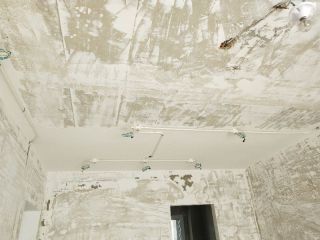 水、电管开槽施作