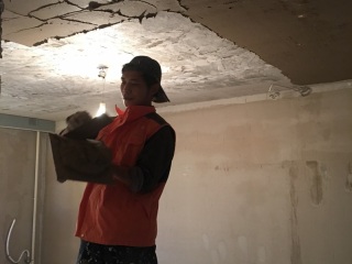 墙、顶面腻子批嵌