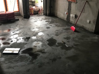 地砖铺贴及地面找平施作