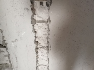 水电线管开槽施工