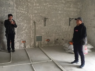 水电线管开槽施工