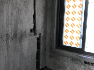 水、电管开槽施工
