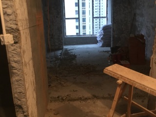 水电线管开槽施工