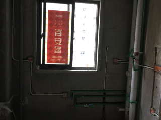 水、电管开槽施作