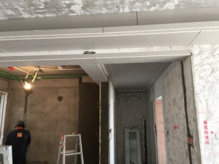 现场木制品造型施作