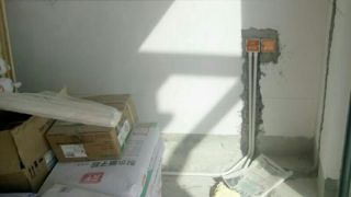 水电线管开槽施工