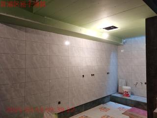 水、电管开槽施作