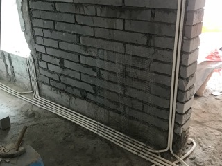 强、弱电路穿线施作