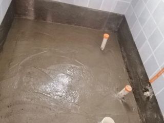 地砖铺贴及地面找平施作