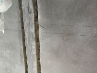 水、电管开槽施作