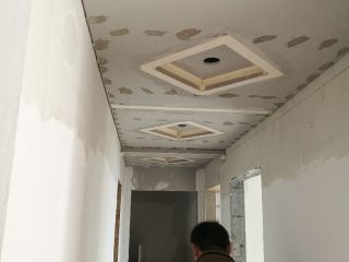 石膏板吊顶施作