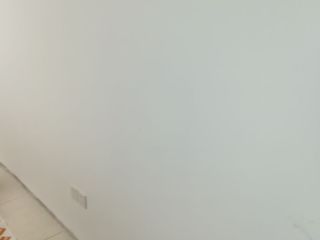 现场背景墙及隔墙施作