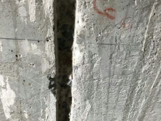 水、电管开槽施作