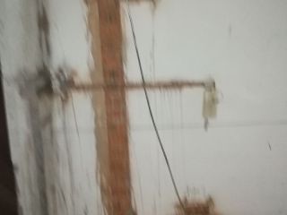 水、电管开槽施作