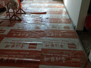 地砖铺贴及地面找平施作
