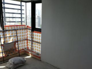 地砖铺贴及地面找平施作